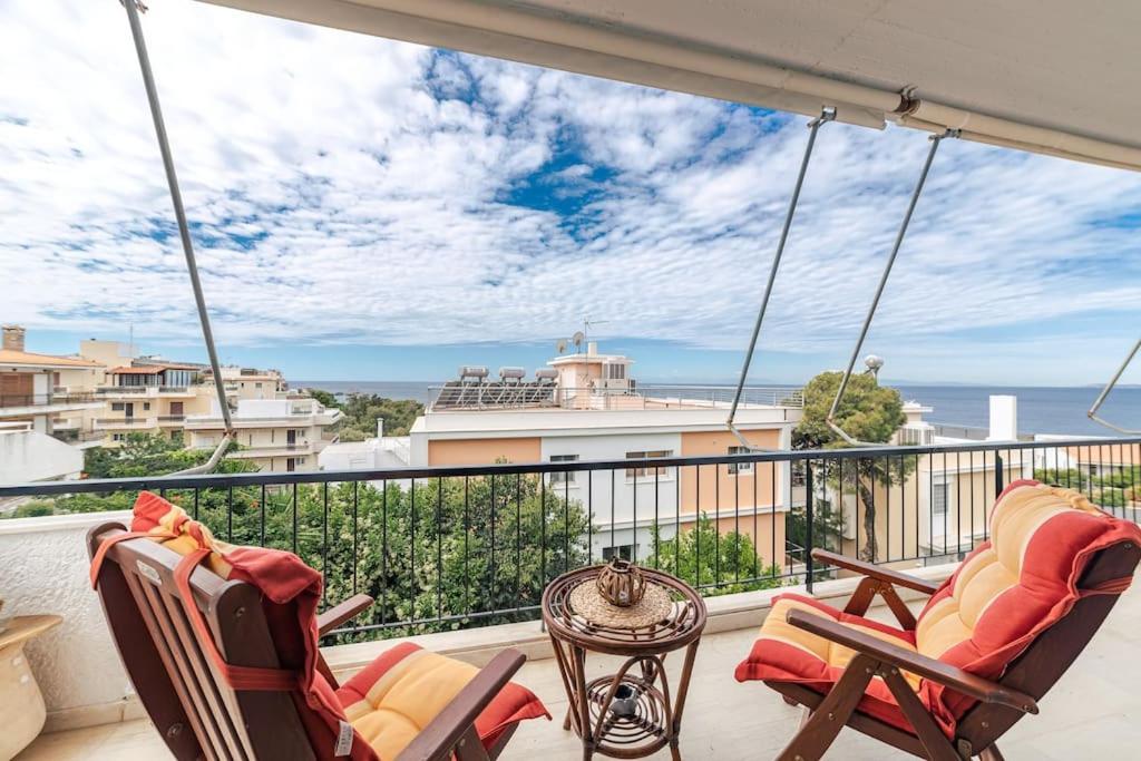 Seaside Escape Apartment Saronida Buitenkant foto